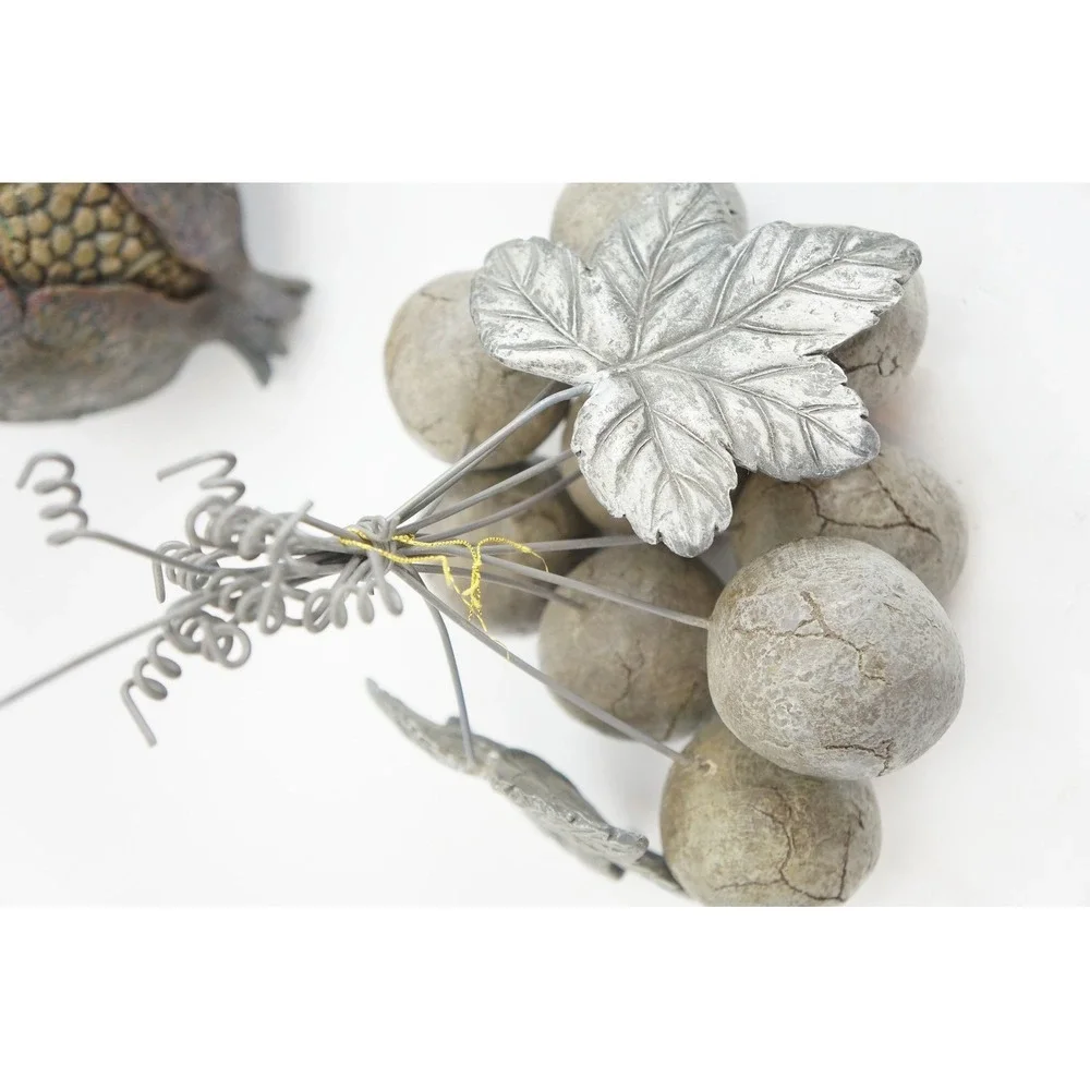 Decorative Artificial Fruit Set 5pc Multicolor Stone‎ Texture Good